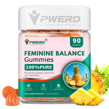 90Count Feminine Balance Pineapple Vaginal Gummies for Women Ph，Premium Her Plus Nutrition Feminine Vaginal Probiotics Pineapple Balance Gummies for Women